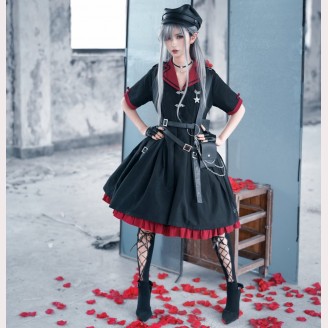 Souffle Song Military Lolita Style Dress OP (SS997)